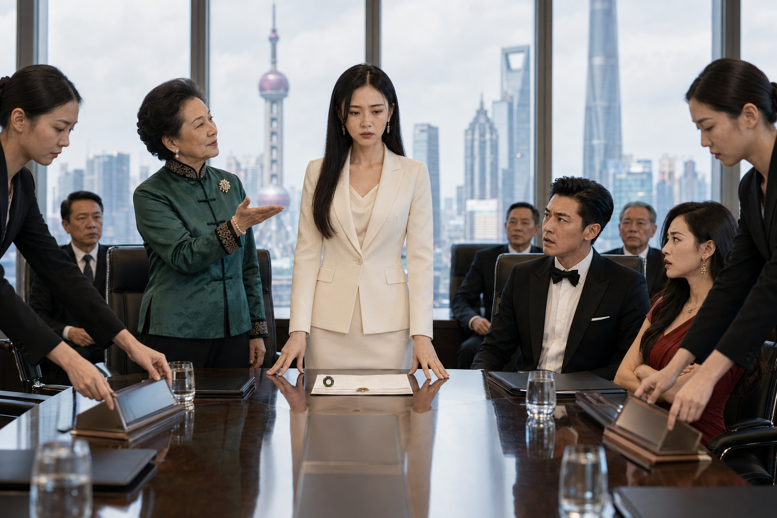 หลินเหมยอวี้ถูกดูหมิ่นกลางงานหมั้น ก่อนแหวนหยกเปิดเผยว่าเธอคือทายาทตัวจริง