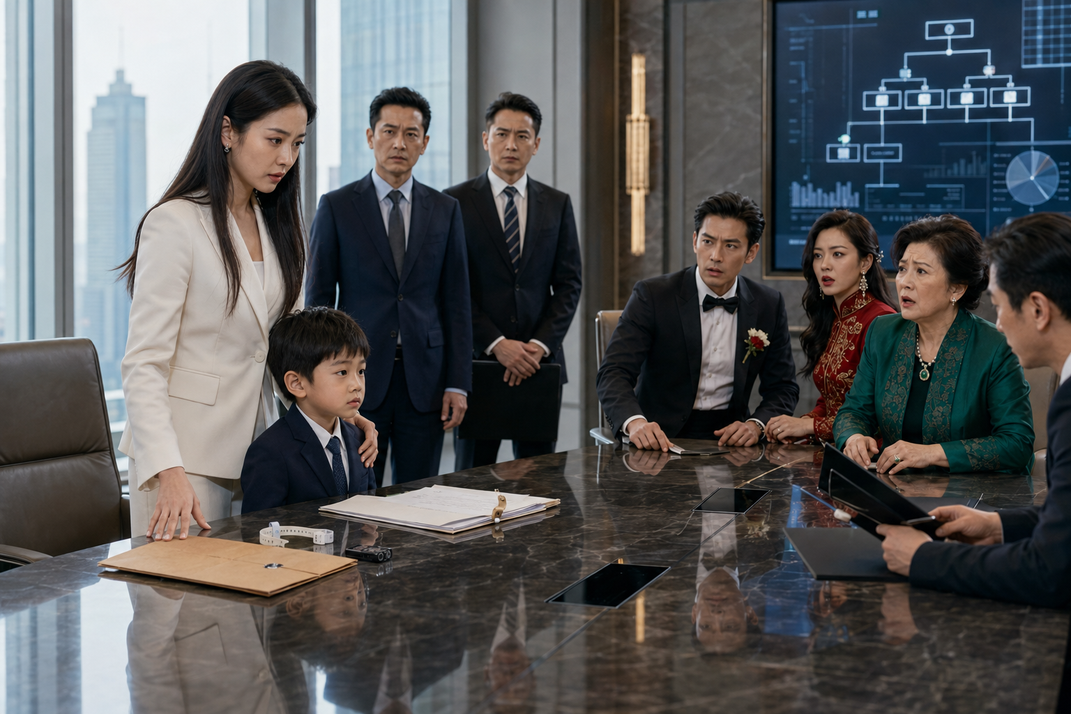 เด็กชายวัยหกขวบวิ่งมากอดหลินอันหรานกลางงานแต่งของอดีตสามี พร้อมผล DNA ที่เปิดเผยว่าเขาคือลูกชายของเธอ